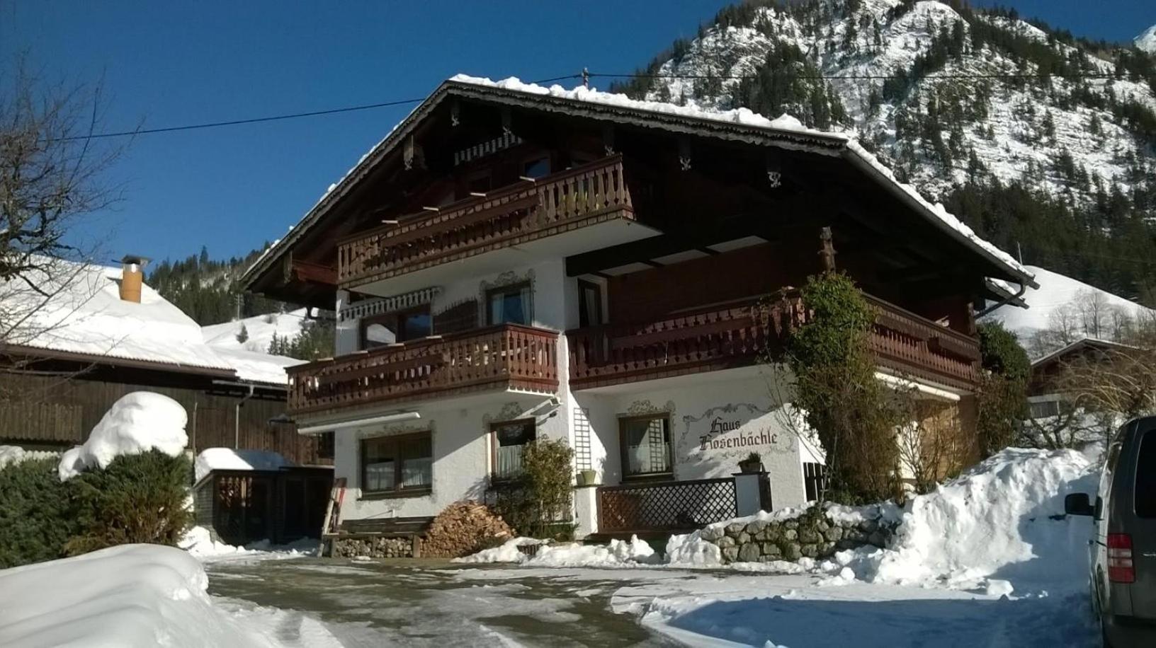 Apartmán Haus Rosenbaechle Bad Hindelang Exteriér fotografie